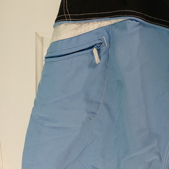 Sideout Mens Swim Trunks Black Blue White Drawstring Board‎ Shorts size M - Picture 4 of 7